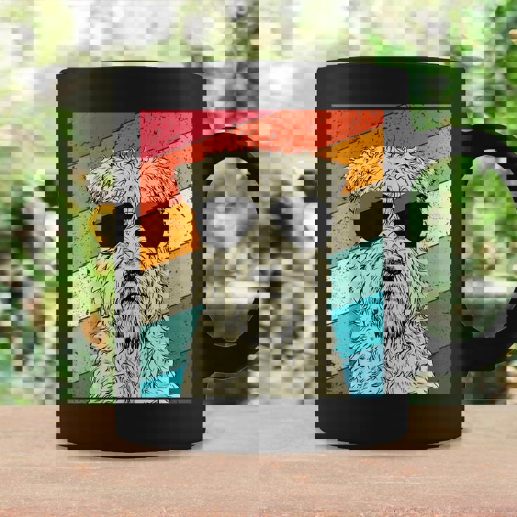 Retro Vintage Wheaten Terrier With Sunglasses Dog Lovers Coffee Mug Gifts ideas