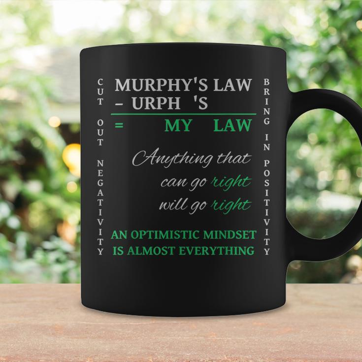 Reverse Murphy's Law Optimistic Mindset Is Almost Everything Coffee Mug Gifts ideas