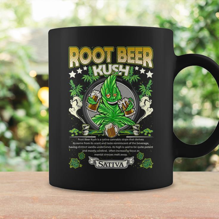 Root Beer Kush Hybrid Cross Marijuana Strain Cannabis Leaf Beer Funny Gifts Coffee Mug Gifts ideas