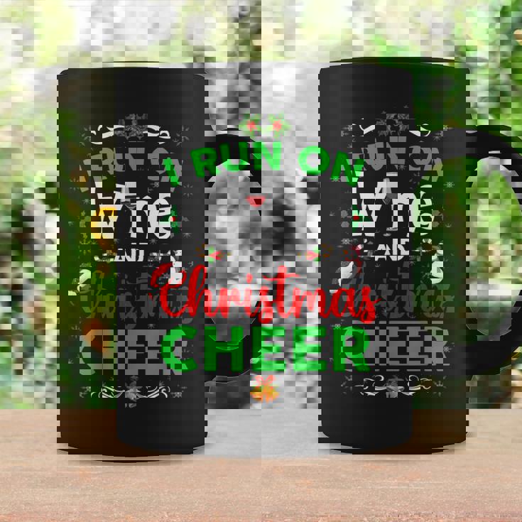 I Run On Wine And Christmas Cheer Wine Lover Coffee Mug Gifts ideas