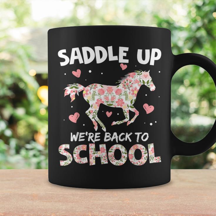 Saddle Up We're Back To School Horse Riding Student Teacher Coffee Mug Gifts ideas