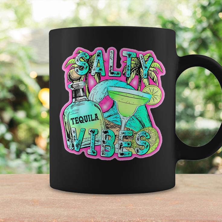 Salty Vibes Tequila Margarita Summer Drinking Beach Party Coffee Mug Gifts ideas