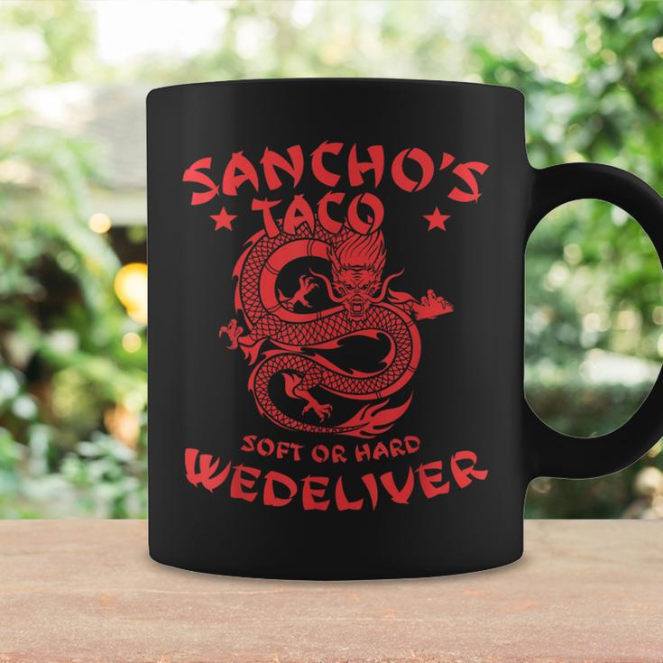 Sanchos Tacos Soft Or Hard We Deliver Apparel Coffee Mug Gifts ideas