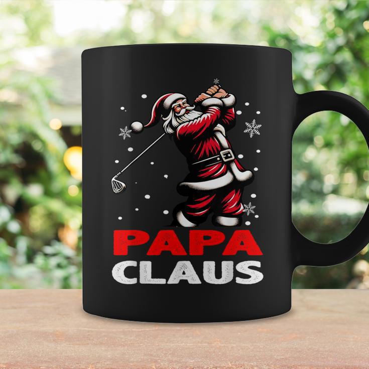 Santa Golf Papa Claus Family Matching Grandpa Christmas Coffee Mug Gifts ideas