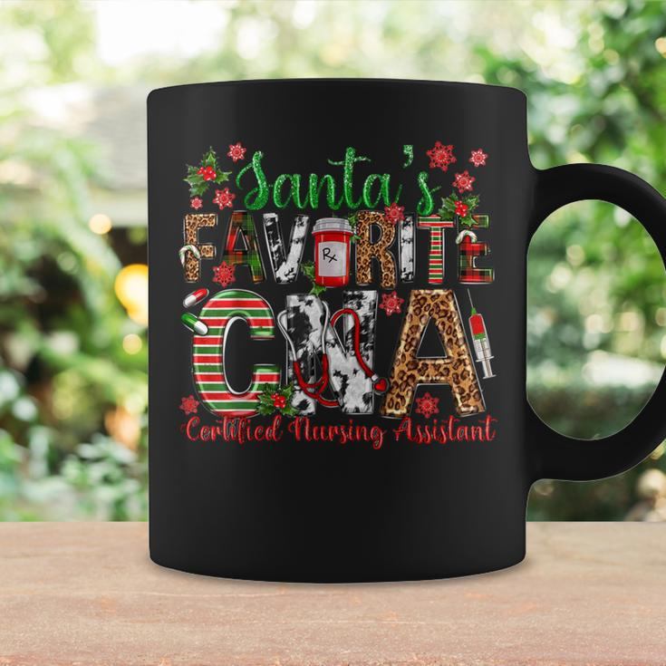 Santa's Favorite Cna Certified Nursing Assistant Christmas Coffee Mug Gifts ideas