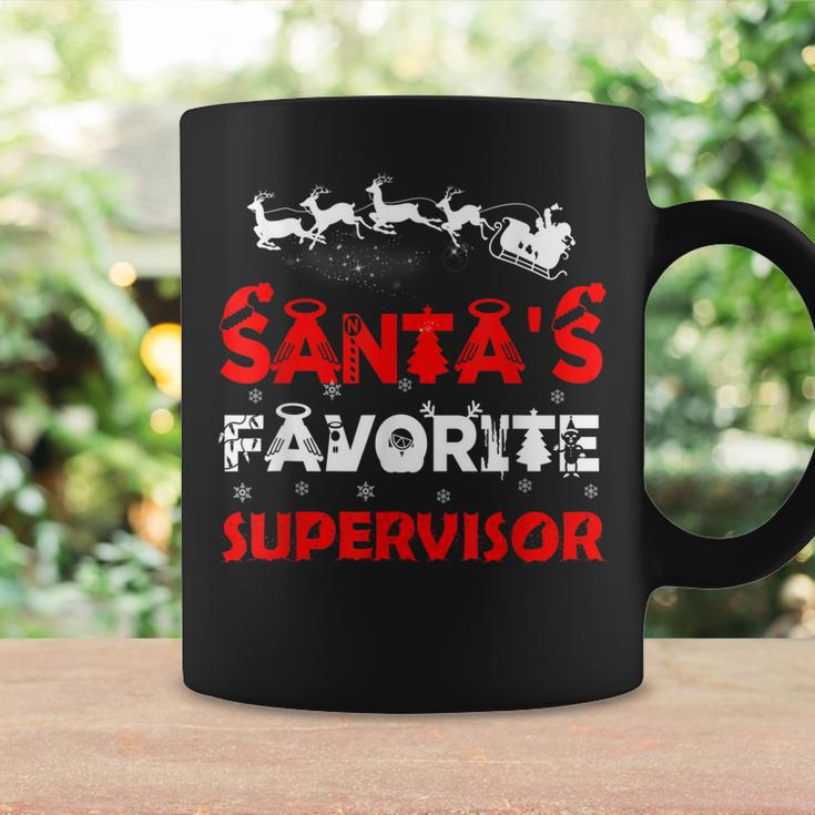 Santas Favorite Supervisor Funny Job Xmas Gifts Coffee Mug Gifts ideas