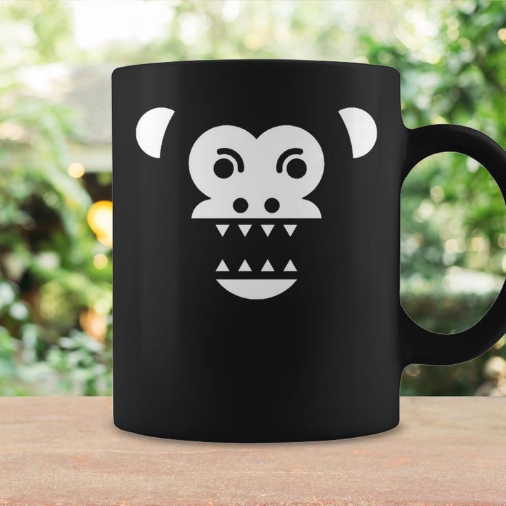 Scary Creepy Angry Monkey Gorilla Face For Trick And Treat Coffee Mug ...