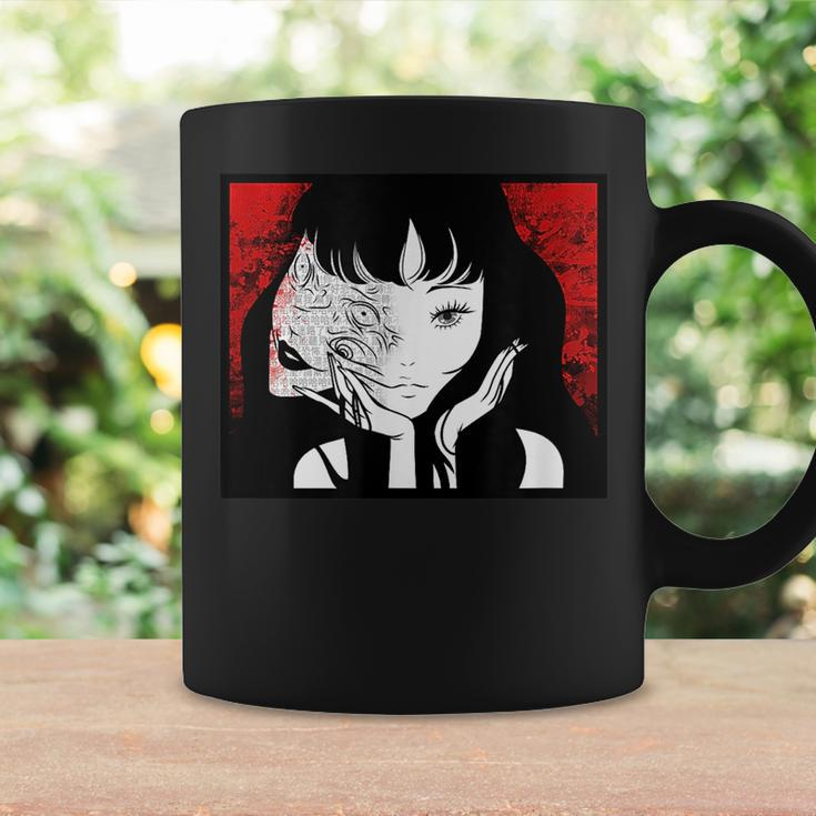 Scary Girl Anime Style Horror Mangaka Coffee Mug Gifts ideas
