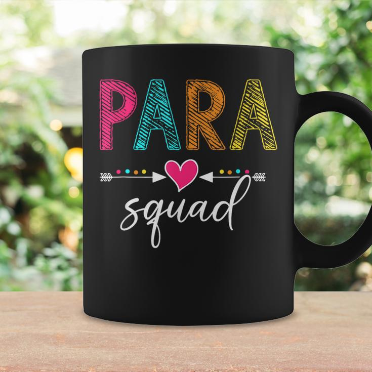 Back To School Para Squad School Paraprofessional Teacher Coffee Mug Gifts ideas