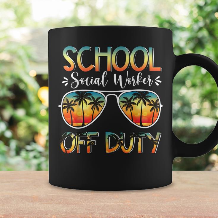 School Social Worker Off Duty Last Day Of School Summer Coffee Mug Gifts ideas