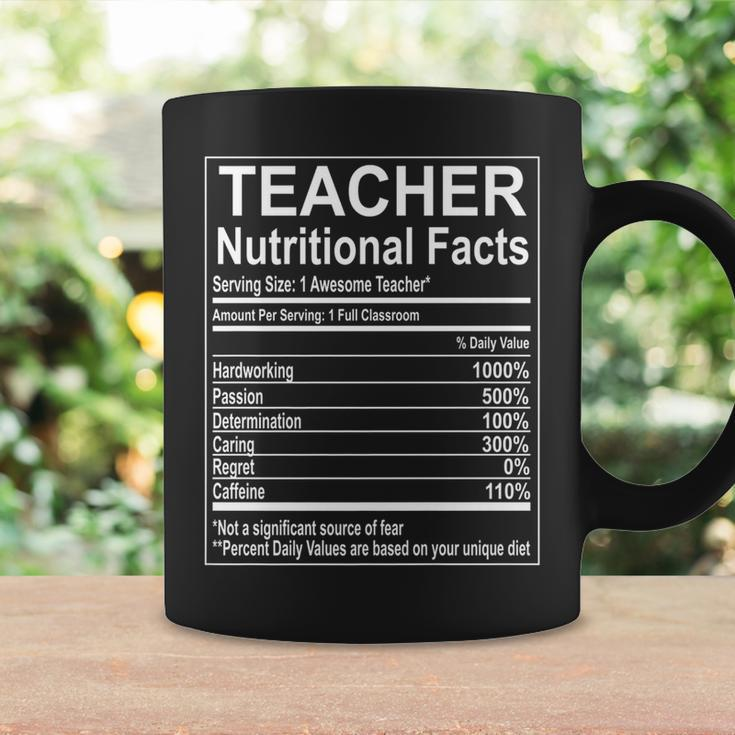 School Teacher Nutrition Facts Educator Coffee Mug Gifts ideas