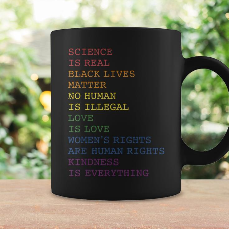 Science Love Kindness Rainbow Flag For Gay And Lesbian Pride Coffee Mug Gifts ideas