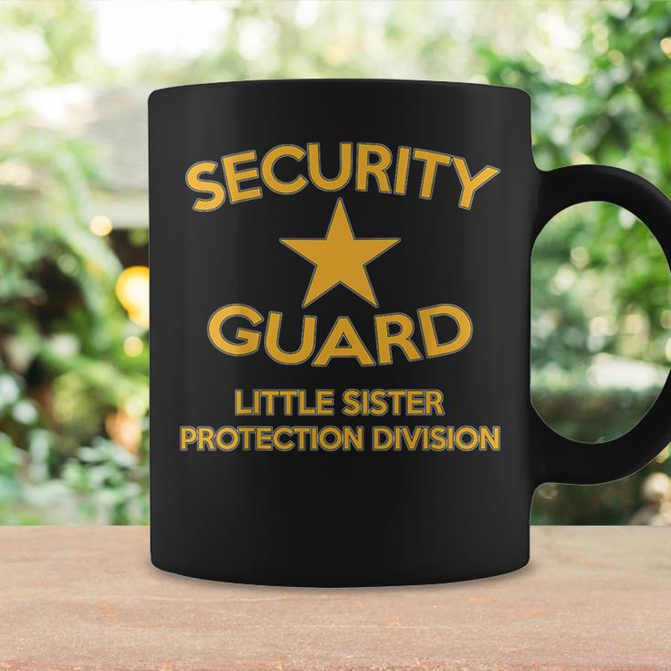 Security Guard Little Sister Protection Sibling Back Coffee Mug Gifts ideas