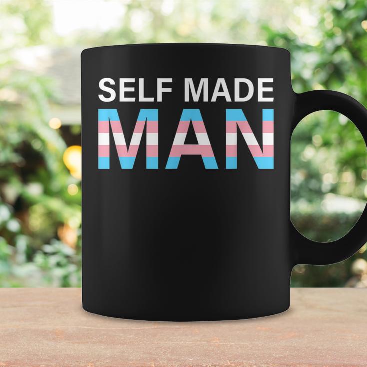 Self Made Transgender Man - Lgbt Trans Pride Flag Ftm Coffee Mug | Mazezy