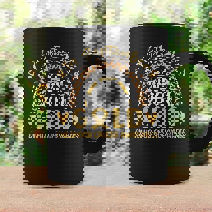 In September We Wear Gold Childhood Cancer Awareness Coffee Mug Gifts ideas