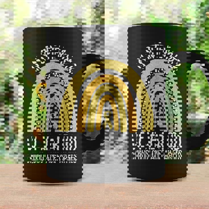 In September We Wear Gold Cool Childhood Cancer Awareness Coffee Mug Gifts ideas