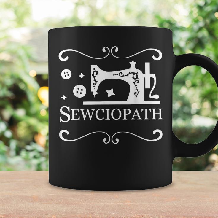 Sewciopath Sewing Accessories Sewer Quilter Quote Seamstress Coffee Mug Gifts ideas