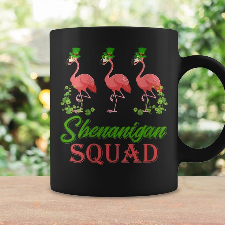Shenanigan Squad Flamingo Leprechaun Hat St Patricks Day Coffee Mug Gifts ideas