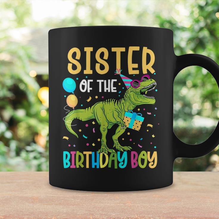 Sister Of The Birthday Boy Family Matching Dinosaur Squad Coffee Mug Gifts ideas
