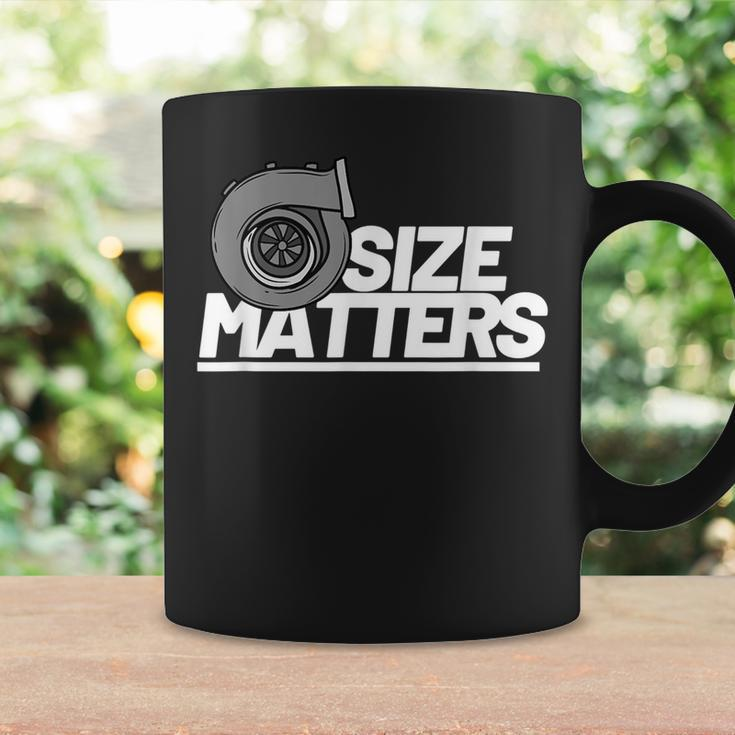 Size Matters Turbo For Men Car Show Coffee Mug Gifts ideas