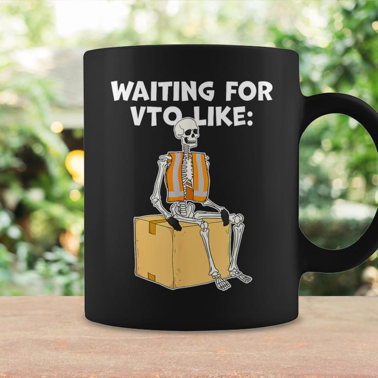 Skeleton Coworker Swagazon Associate Waiting For Vto Like Coffee Mug Gifts ideas