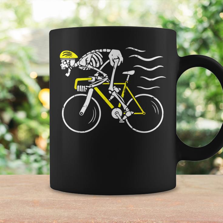 Skeleton Riding Bicycle Halloween Costume Cycling Biking Coffee Mug Gifts ideas