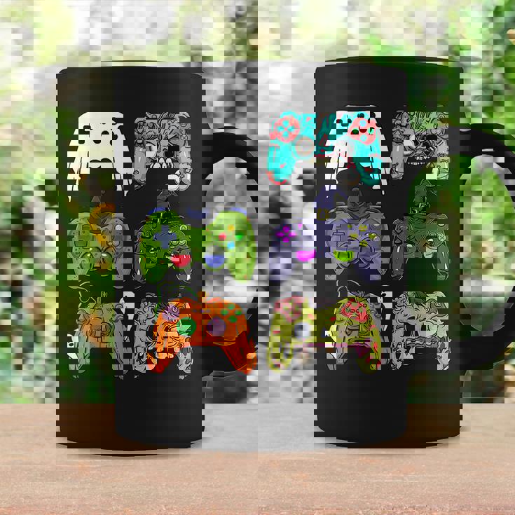 Skeleton Zombie Gaming Controllers Halloween For Gamer Boys Coffee Mug Gifts ideas Skeleton Zombie Gaming Controllers Halloween For Gamer Boys Coffee Mug Gifts ideas