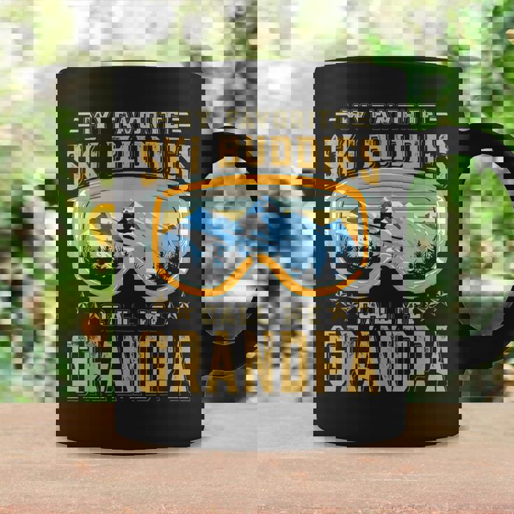 Skiing My Favorite Ski Buddies Call Me Grandpa Coffee Mug Gifts ideas
