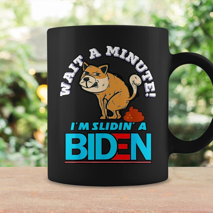 Slidin Biden Funny Dog Trump Political Sarcasm Coffee Mug Gifts ideas