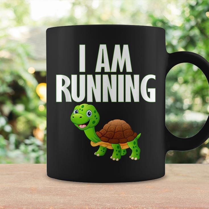 Slow Runner Turtle I Am Running Funny Runner Graphic Running Funny Gifts Coffee Mug Gifts ideas