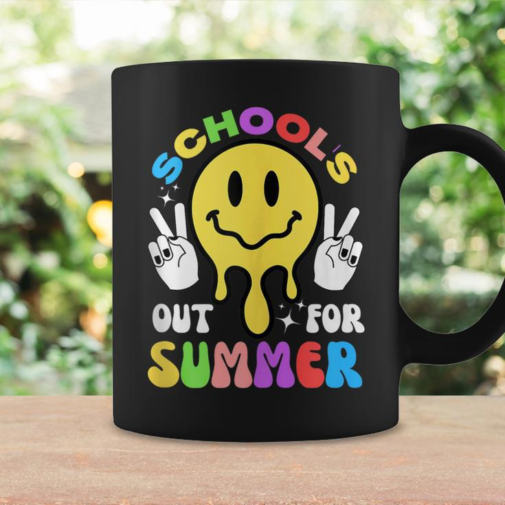 Smile Face Teacher Last Day Of School Schools Out For Summer Coffee Mug Gifts ideas