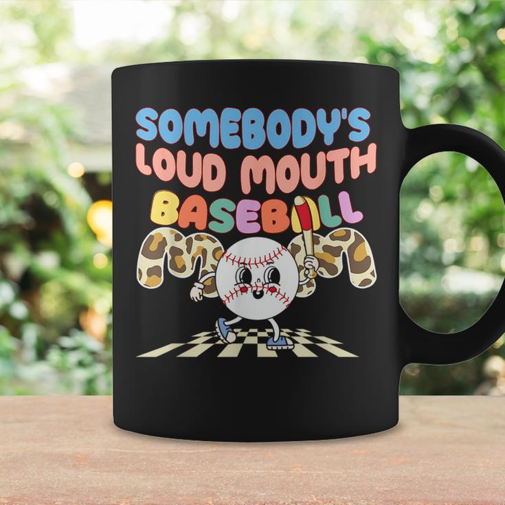 Somebodys Loud Mouth Baseball Mom Gifts For Mom Funny Gifts Coffee Mug Gifts ideas