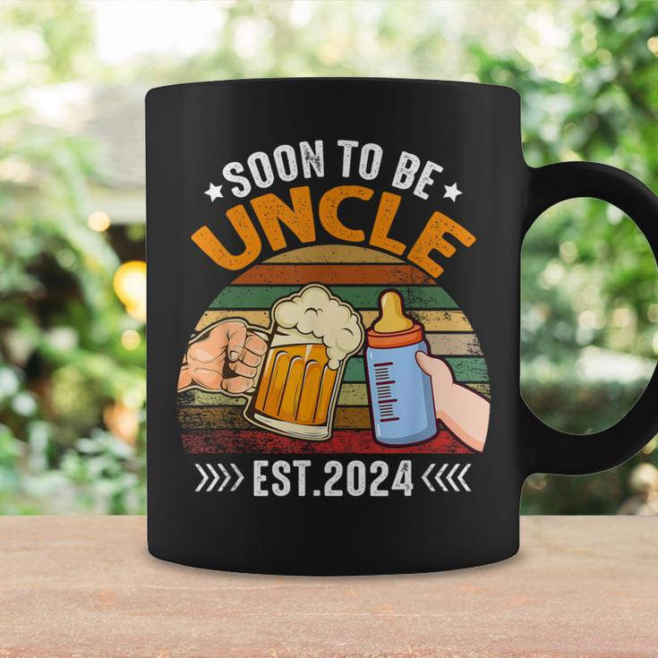 Soon To Be Uncle Again 2024 Pregnancy Announcement Dad Coffee Mug Gifts ideas