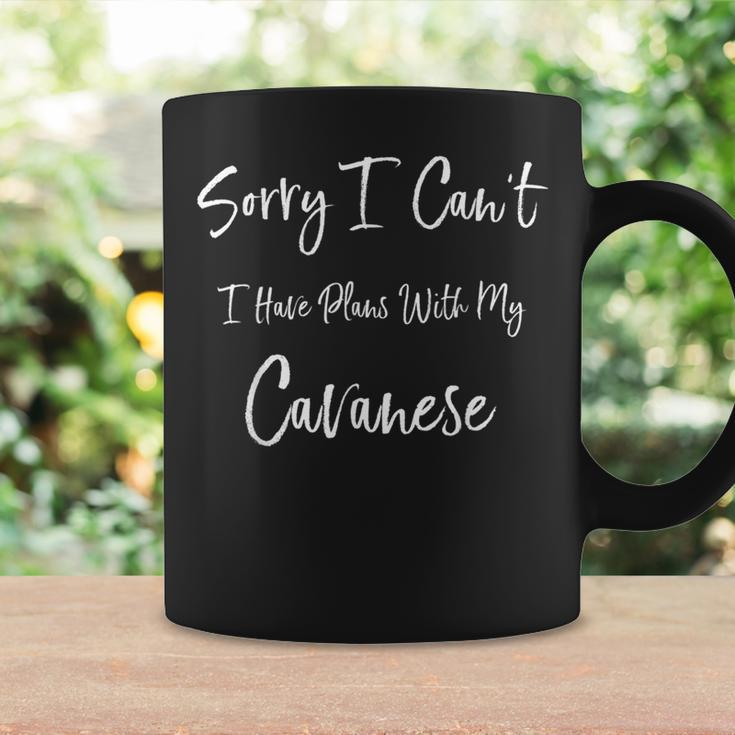 Sorry I Can't I Have Plans With My Cavanese Dog Coffee Mug Gifts ideas