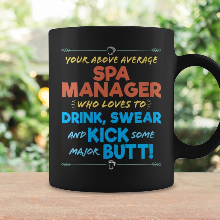 Spa Manager Job Drink & Swear Humor Joke Coffee Mug Gifts ideas
