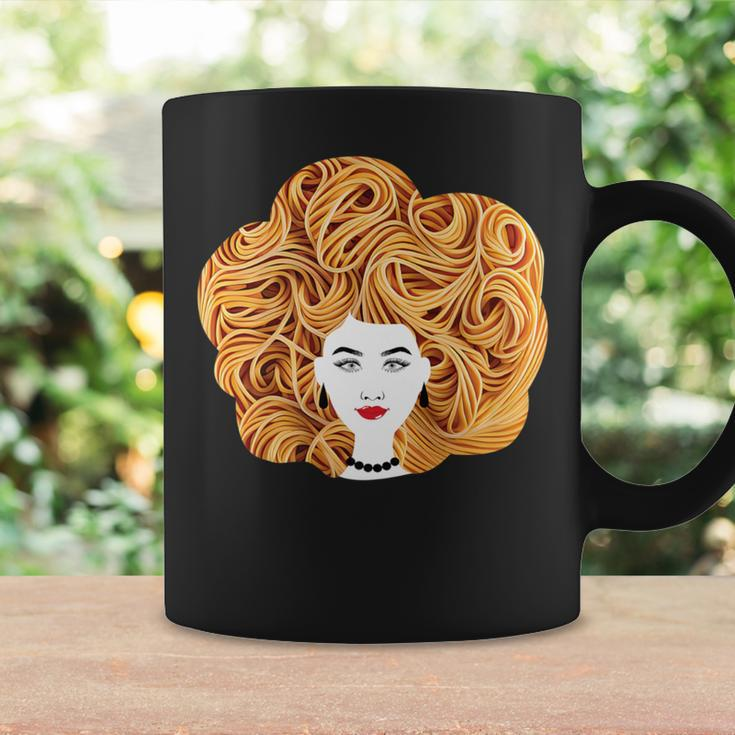 Spaghetti Pasta Natural Hair Coffee Mug Gifts ideas