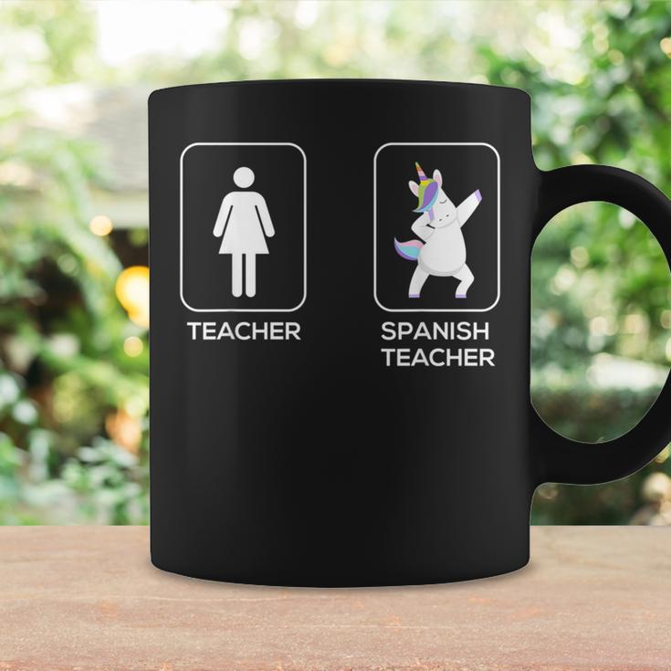 Spanish Teacher Funny Dabbing Dance Unicorn Gifts For Teacher Funny Gifts Coffee Mug Gifts ideas