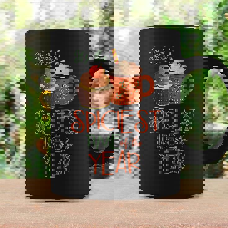 Spiciest Time Of The Year Fall Pumpkin Cupcake Coffee For Coffee Lovers Coffee Mug Gifts ideas