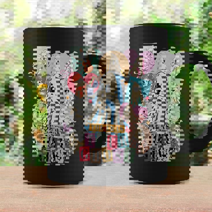 In My Spooky Era Groovy Hippie Halloween Ghost Coffee Mug Gifts ideas