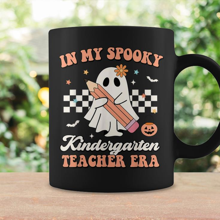 In My Spooky Kindergarten Teacher Era Groovy Retro Halloween Coffee Mug Gifts ideas