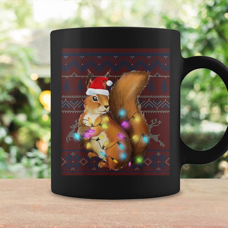 Squirrel Christmas Lights Ugly Sweater Squirrel Lover Coffee Mug Gifts ideas