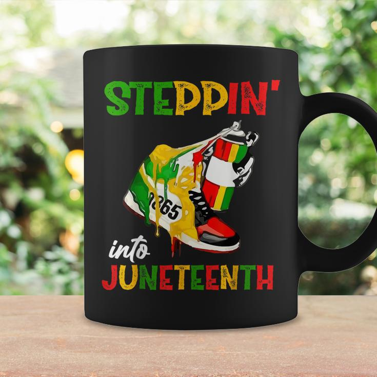 Stepping Into Junenth 1865 Pride Black African American Coffee Mug Gifts ideas