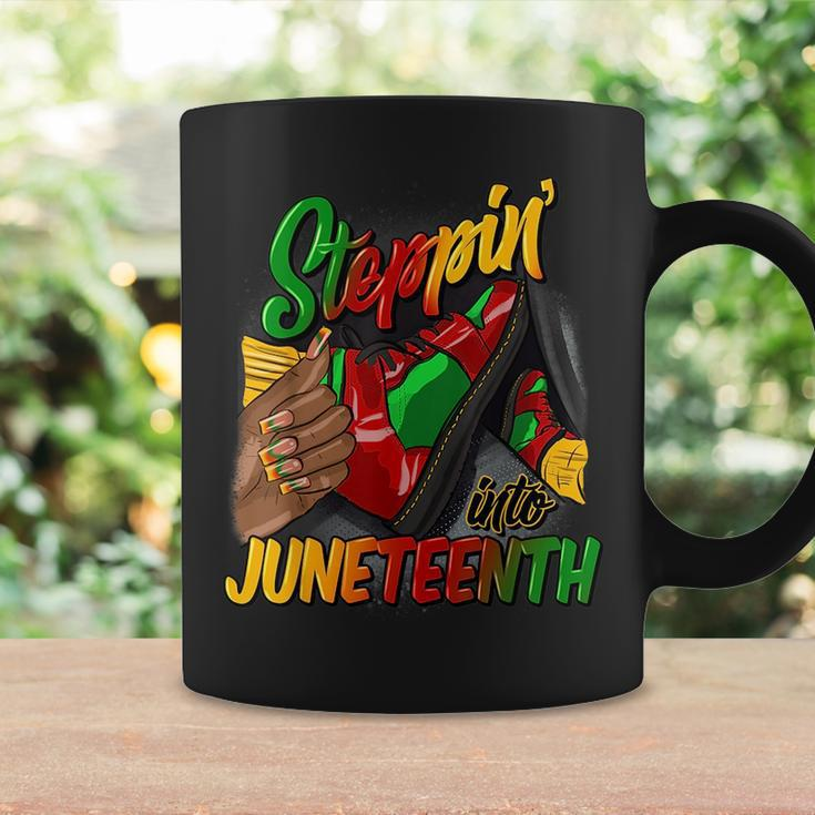 Stepping Into Junenth Remembering My Ancestors Girl Women Coffee Mug Gifts ideas