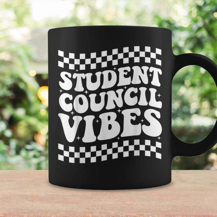 Student Council Vibes Retro Groovy School Student Council Coffee Mug Gifts ideas