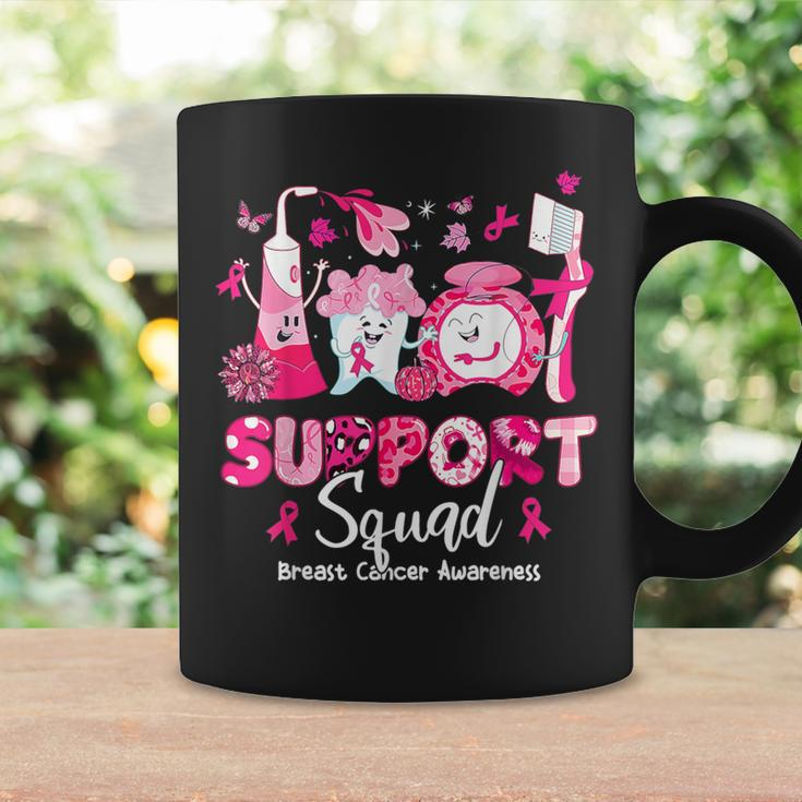 Support Squad Tooth Dental Breast Cancer Awareness Dentist Coffee Mug Gifts ideas