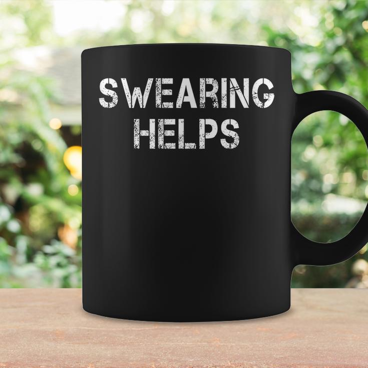 Swearing Helps Funny Sarcastic Mom Auntie Dad Gifts For Mom Funny Gifts Coffee Mug Gifts ideas
