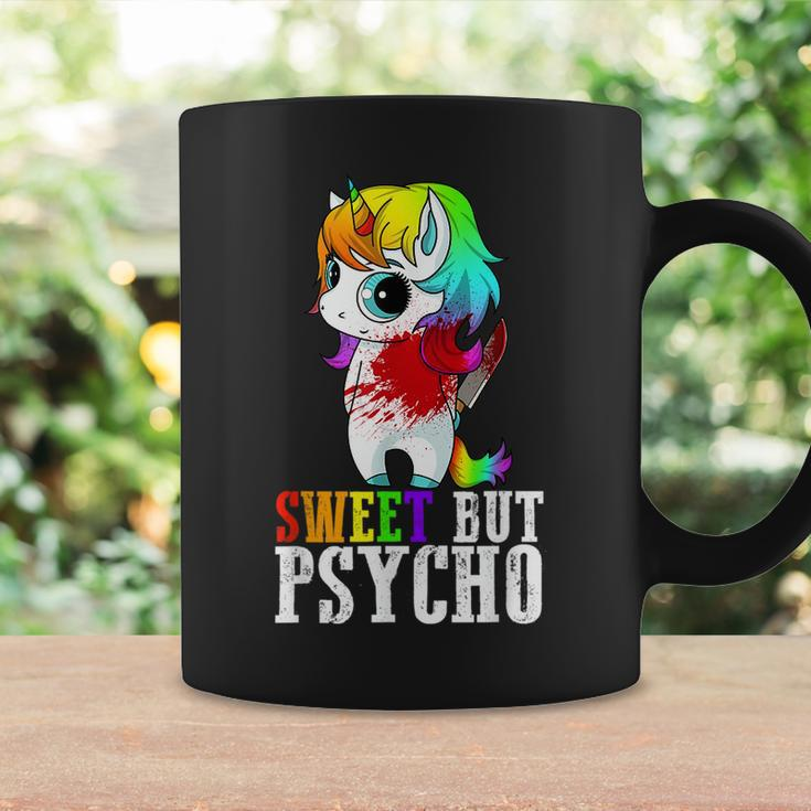 Sweet But Psycho Cute Humor Wife Mom Horror Goth Punk Coffee Mug Gifts ideas