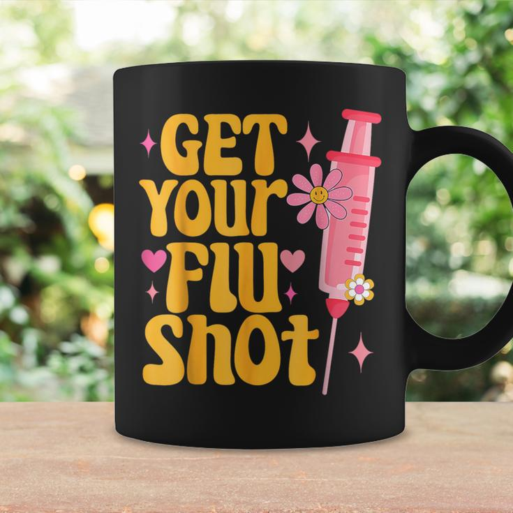 Syringe Retro Medical Get Your Flu Shot Caregiver Coffee Mug Gifts ideas