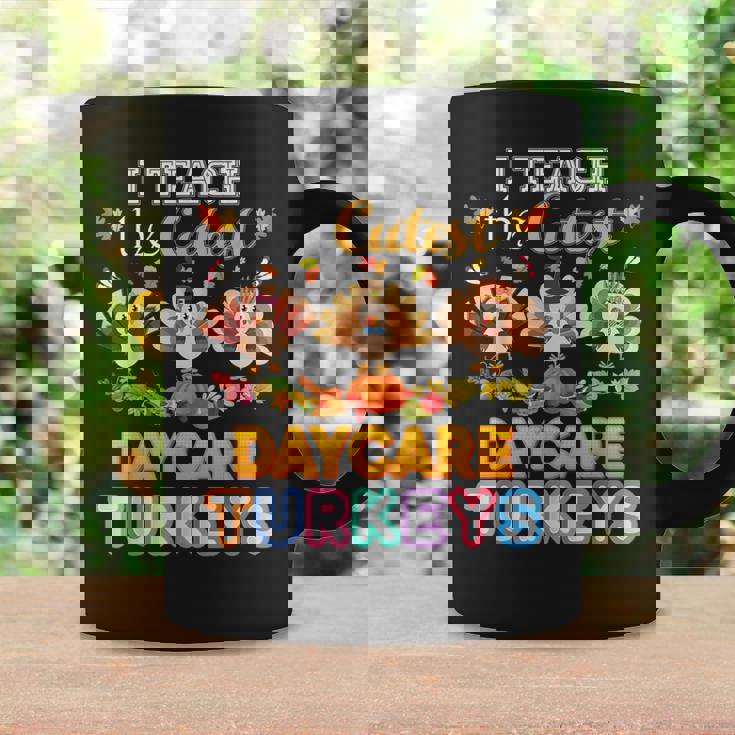 I Teach The Cutest Daycare Turkeys Thanksgiving Day Teacher Coffee Mug Gifts ideas