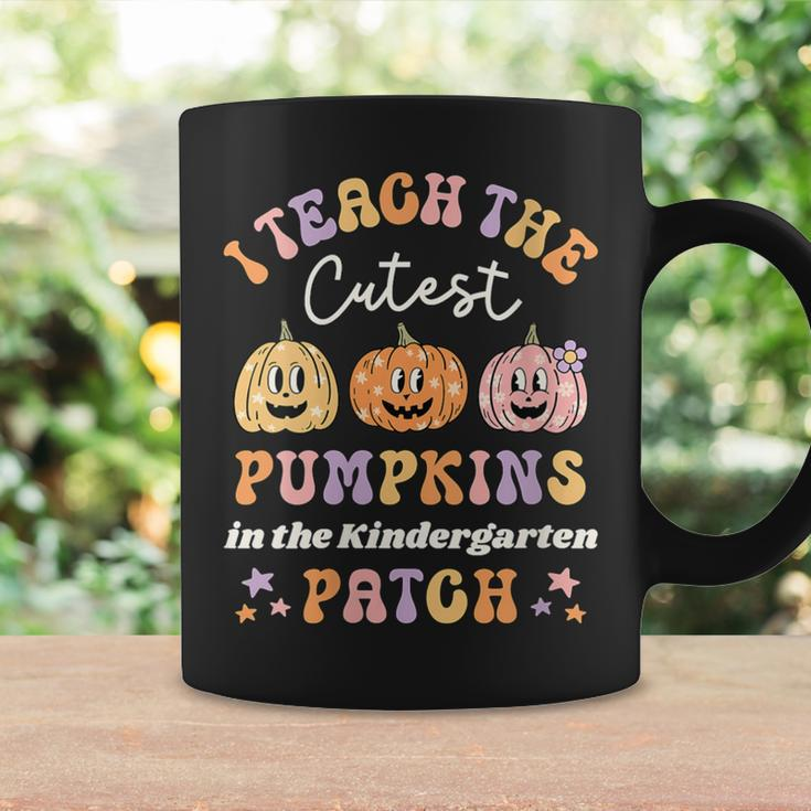 Teach The Cutest Pumpkins In The Kindergarten Patch Teacher Coffee Mug Gifts ideas